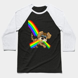 Rainbow Delivery Service Doggy Baseball T-Shirt